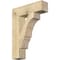 Ekena Millwork Balboa Block Rough Sawn Bracket, Douglas Fir, 6"W x 24"D x 32"H BKT06X24X32BOA05RDF - alternate 1